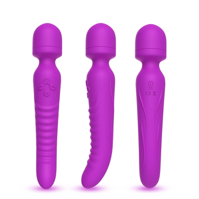 ماساژور دو انتها با گرمایش هوشمند AV Wand گردن نرم ویبراتور Dildo