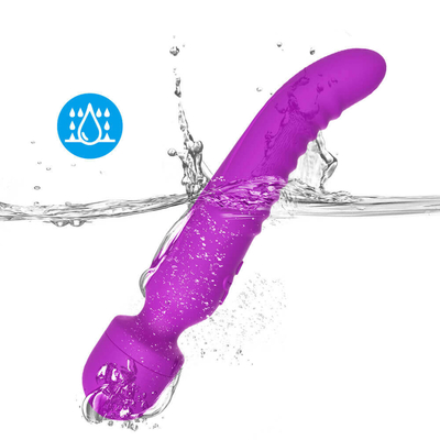 ماساژور دو انتها با گرمایش هوشمند AV Wand گردن نرم ویبراتور Dildo