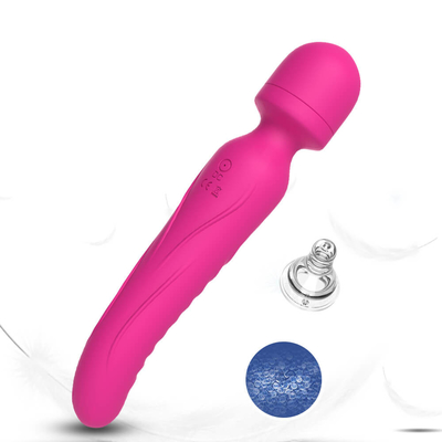 ماساژور دو انتها با گرمایش هوشمند AV Wand گردن نرم ویبراتور Dildo