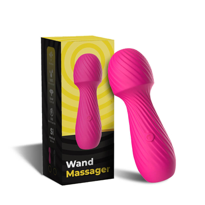 مینی قابل حمل AV Wand Vibrator USB قابل شارژ زن کلیتورال نوک سینه ارگاسم