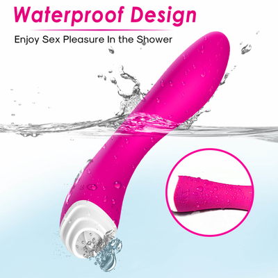 محرک زبان لیس ویبراتور Dildo , ماساژور ضد آب تحریک کننده واژن