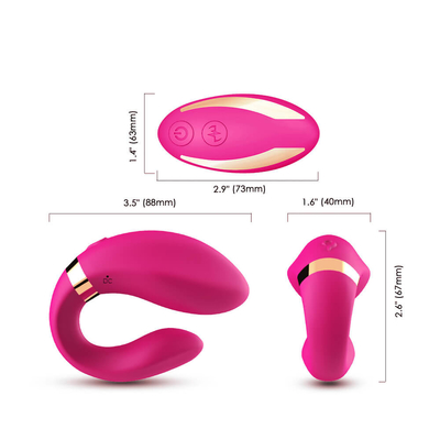 Dual Motors Vibration Foreplay Teasing Massager Remote Vibes اسباب بازی زوج های بزرگسال