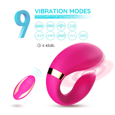 Dual Motors Vibration Foreplay Teasing Massager Remote Vibes اسباب بازی زوج های بزرگسال
