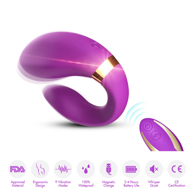 Dual Motors Vibration Foreplay Teasing Massager Remote Vibes اسباب بازی زوج های بزرگسال