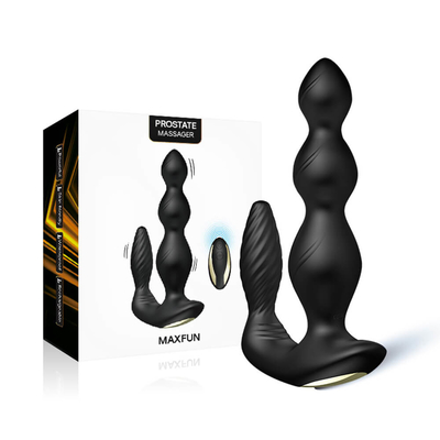 ریموت بی سیم 9 سرعته دوشاخه ارتعاشی مقعدی سه موتور محرک پرینه