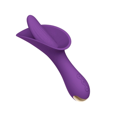 ویبراتور Clit Bullet Vibrator Oral Language Stimulator Soft Dildo Vibrator 166.5 * 73.6 * 56.5mm