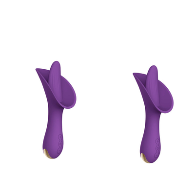 Blow job Oral Tongue Licking Vibrator Nipple Suckers Clitoris Stimulator Vibrator