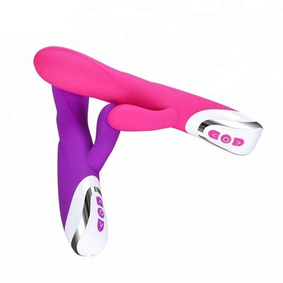 ویبراتور 103 لرزاننده قوی Dildo Vibrator دو لیس لیزر Clit ویبراتور ضد آب