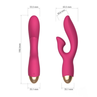 RoHS Pussy Rabbit Vibrator بزرگسال ماساژور بدن بزرگسالان G Spot Vibrator اسباب بازی جنسی