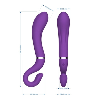 ماساژور شخصی زن G Spot Vibrator اسباب بازی جنسی تحریک برقی نوک سینه