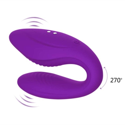 زوج های کنترل از راه دور بی سیم اسباب بازی جنسی اسباب بازی جنسی پوشیدنی C شکل Vibrator