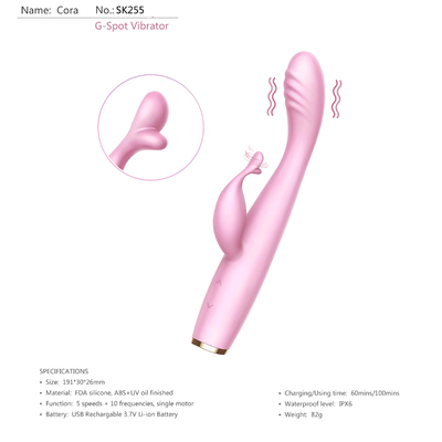 ویبراتور بی سیم G Spot Soft Vibrator Female Dual Motor Silent Rabbit Vibrator