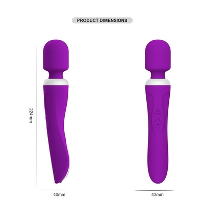 IPX5 سفارشی سیلیکونی زنانه رایگان Dildo Toys ویبراتور کلیت برقی 60 دقیقه 224 میلی متر