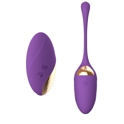 ویبراتور گربه سیلیکونی زن از راه دور کنترل بی سیم شارژ USB Love Egg Anal USB