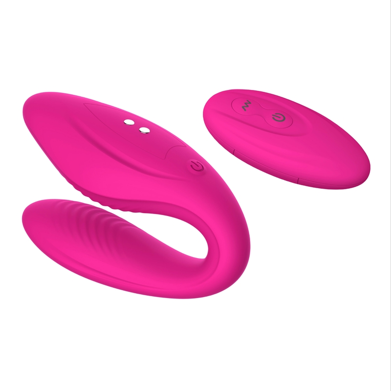 زوج های کنترل از راه دور بی سیم اسباب بازی جنسی اسباب بازی جنسی پوشیدنی C شکل Vibrator