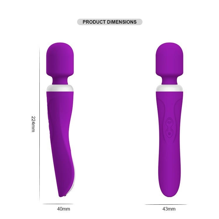 IPX5 سفارشی سیلیکونی زنانه رایگان Dildo Toys ویبراتور کلیت برقی 60 دقیقه 224 میلی متر