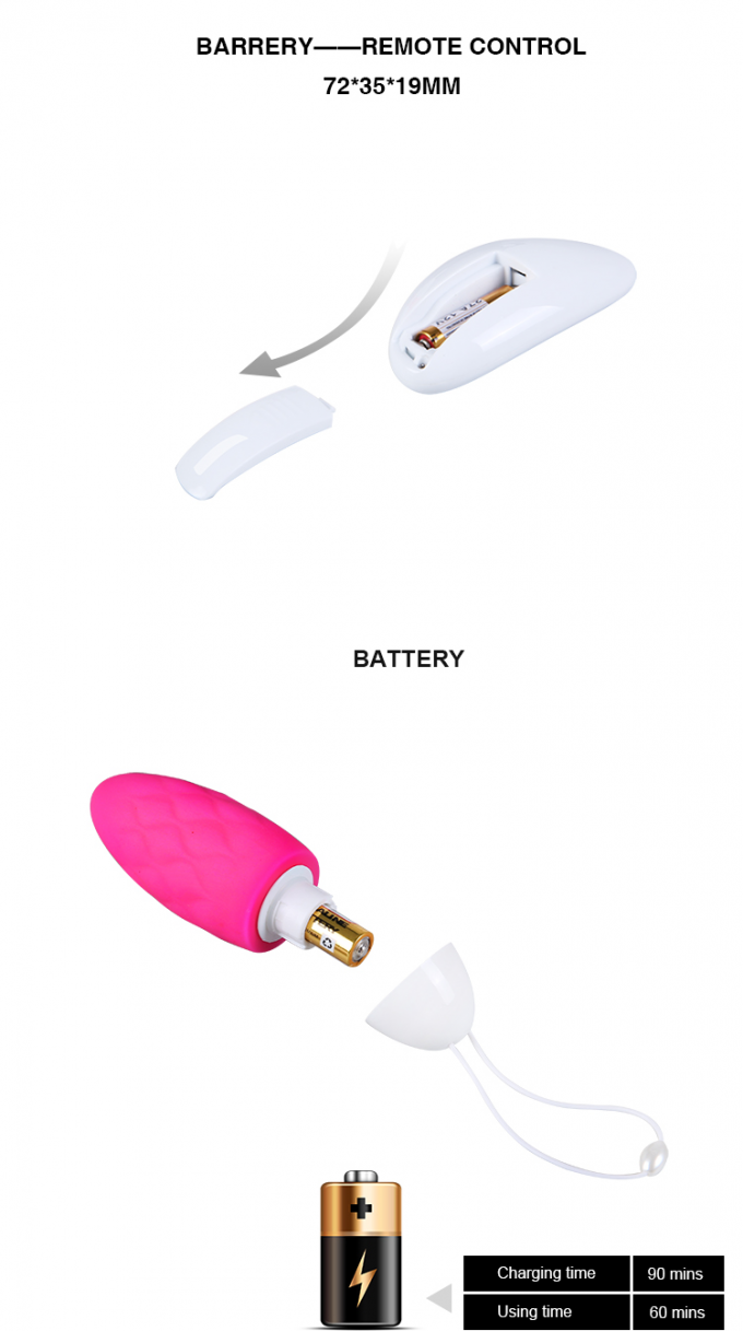 دختر مبتدی مینی تخم مرغ ویبراتور تحریک نوک سینه تخم مرغ واژن برای مردان 2